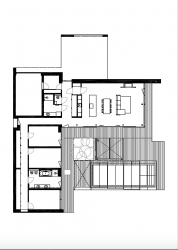 Rodinný dům v Modřanech, půdorys