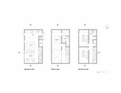 Casa Guadalupe, půdorysy, Omar Lopéz Bautista