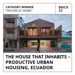 Celosvětová architektonická soutěž Brick Award 22 zná své vítěze