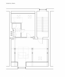 masparti, Podkrovní byt na třídě Míru, půdorys, původní stav – foto