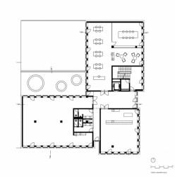 Polyfunkční dům Kvítková, půdorys 3NP, Chládek architekti