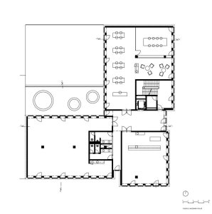 Polyfunkční dům Kvítková, půdorys 3NP, Chládek architekti