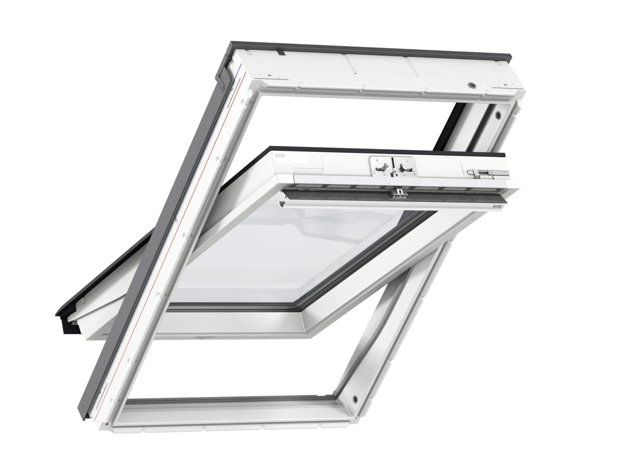 Střešní okno VELUX GLU s novým zasklením 64. Zdroj: VELUX