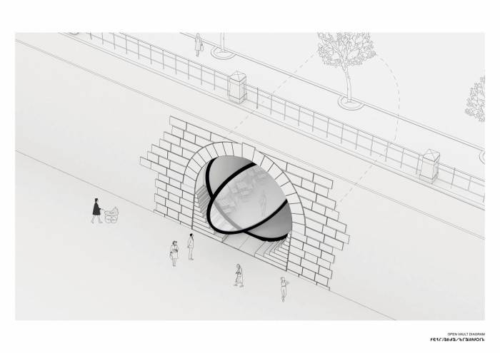 Revitalizace pražských náplavek, petrjanda/brainwork, otevřená kobka