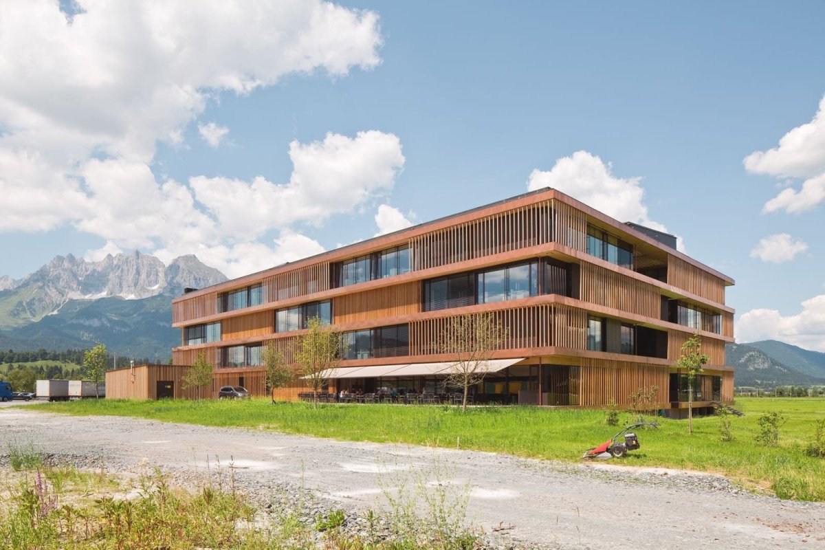 Architekturwerkstatt, sídlo firmy Egger, foto