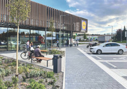 Supermarket mezi záhony. Lidl v Litomyšli, Ateliér VAS