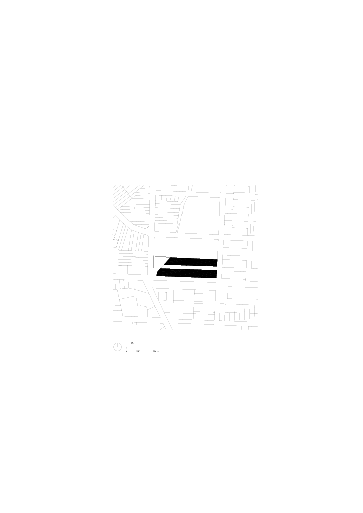 Situace (Sociální projekt v bývalé textilní továrně; H ARQUITECTES)