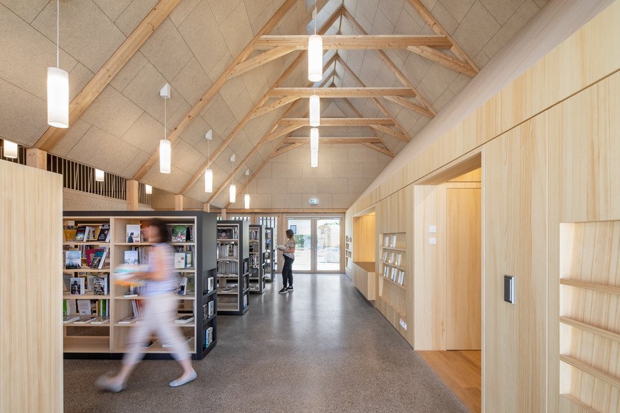 Knihovna Gundelsheim, Schlicht Lamprecht Architekten