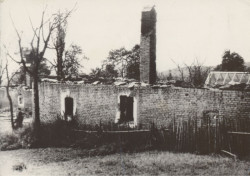 Osada Ploština po vypálení