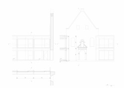 Jacoby Studios Headquarters, detail fasády, David Chipperfield Architects