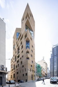 Bytový dům od architektky Lina Ghotmeh v Bejrútu v Libanonu