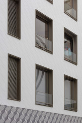 Dům sportu Schuster v Mnichově s fasádou StoSignature Graphic, Ochs Schmidhuber Architekten. Foto: Gerhard Hagen