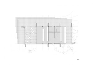 Pavilon na Výstavišti v Praze, PAPUNDEKL architekti/ Jan Bárta, Šimon Bierhanzl, Marek Fischer, Jan Svoboda, půdorys