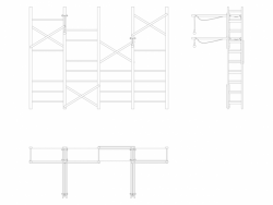 Mjölk architekti, Bookstore Artmap, knihovna 02 – foto