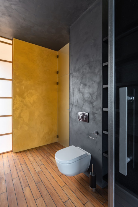 Interiér mezonetového bytu, studio AEIOU