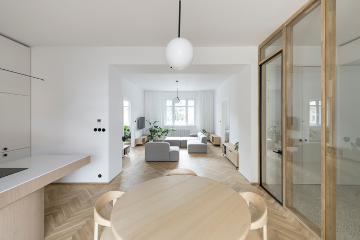 Interiér bytu HLB, Kuklica Smerek architekti / Peter Kuklica, Martin Smerek, Juraj Hubinský