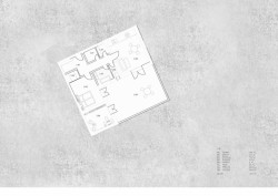 Eliška Kovaříková, Přestavba majáku na hotel v Syrakusách, Itálie,  dům správce, půdorys 1. NP – foto