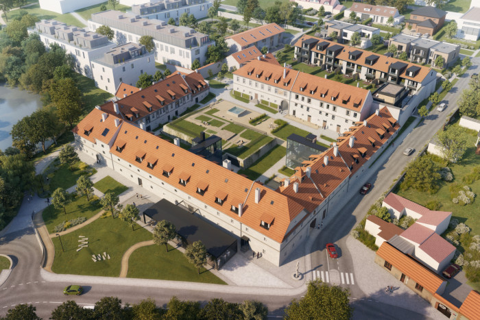 Revitalizace Jinonického dvora, vizualizace, AU plan / Tomáš Filgas, Eliška Chlachulová, Simona Matoušková, Milan Ševčík, Michal Šourek