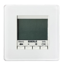 Digitální termostat - bílé sklo