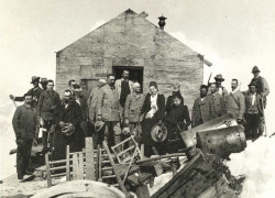 Horská chata Capanna Regina Margherita, návštěva královny Markéty Savojské v roce 1983