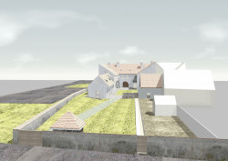 Úprava bývalé fary ve Chvalšinách na zařízení pro  pobyty osob s poruchami autistického spektra, 4DS - vizualizace