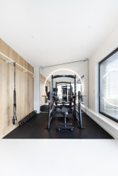 Ateliér Vrtiška & Žák navrhli interiér vily v pražské Troji v kombinaci světlých a tmavých odstínů