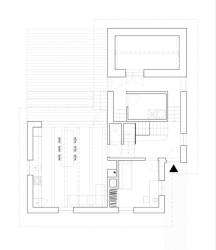 Půdorys 1.NP (Chata Lipka na Šumavě, Harazim Karel Architektura)