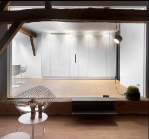 The Waterdog, vestavba architektonického studia do kaple, Klaarchitectuur