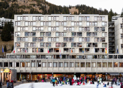 Brutalistní lyžařský rezort Flaine ve Francii, Marcel Breuer