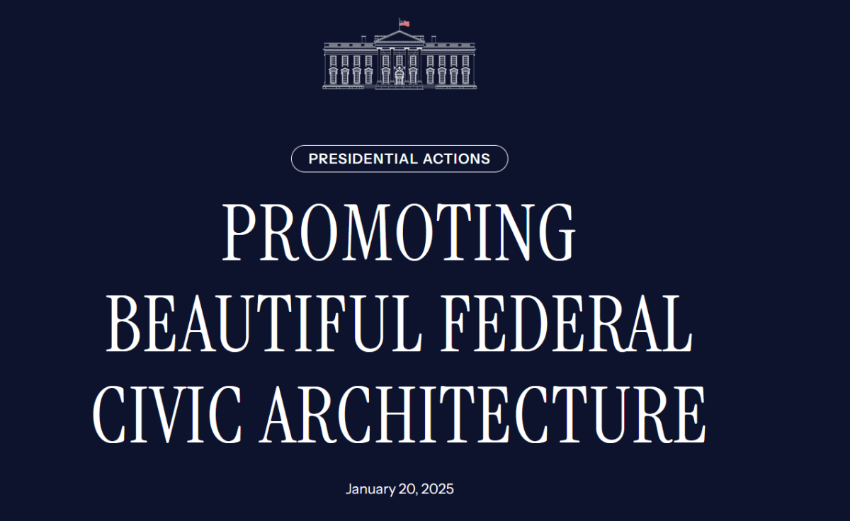 Jeden z prvních dekretů prezidenta Donalda Trumpa: Prosazování krásné federální občanské architektury
