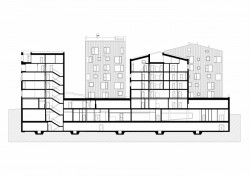 Aparthotel Sv. Vavřinec v Peci pod Sněžkou, ov-a/Jiří Opočenský, Štěpán Valouch, řez
