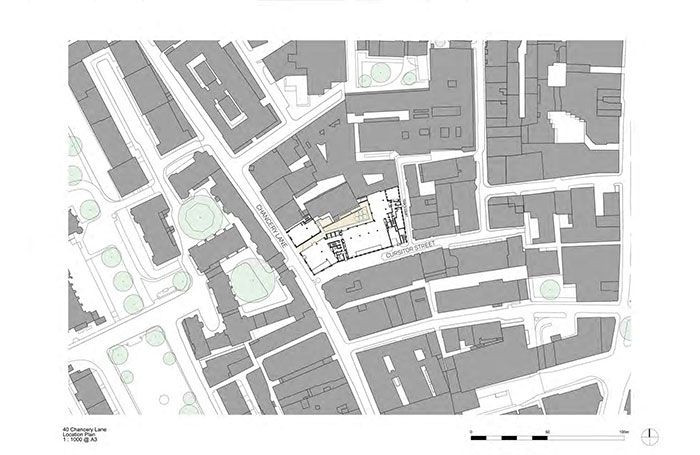 40 Chancery Lane, Bennetts Associates, Londýn, Foto