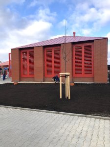 Slavnostní otevření hasičské zbrojnice a zázemí technických služeb v Líbeznicích, Ehl&Koumar architekti