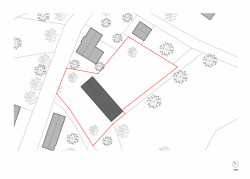 Rodinný dům Stará Červená Voda, TŘI.ČTRNÁCT architekti / Ondrej Palenčar, původní situace