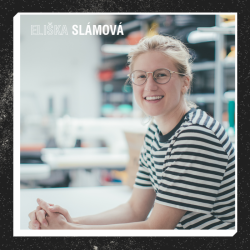 23. ročník studentské soutěže Ještěd f Kleci, porotkyně Eliška Slámová, zdroj : Ještěd f Kleci