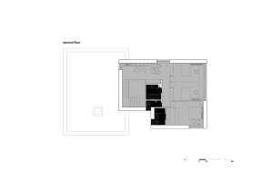 plusminusarchitects, Vrakuňa house, půdorys 1. NP – foto