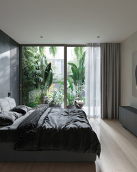 Vila B v souboru Sky City Villas - master bedroom
