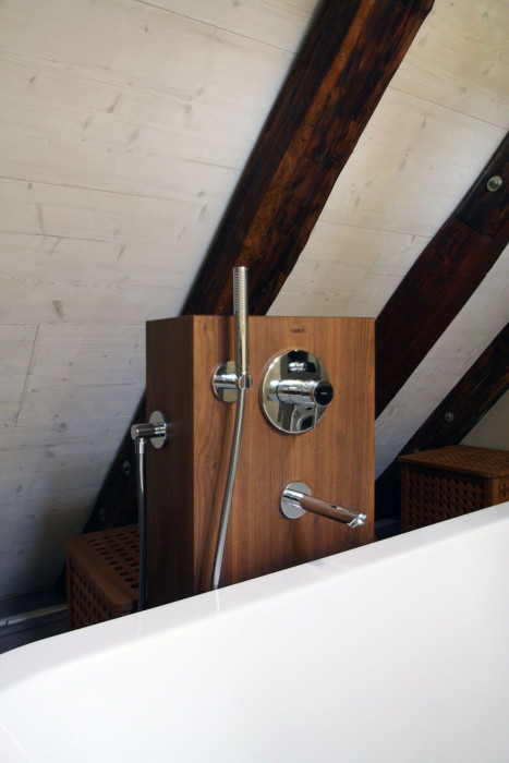 Olga Pokorná, podkrovní byt v Konviktské ulici v Praze - foto