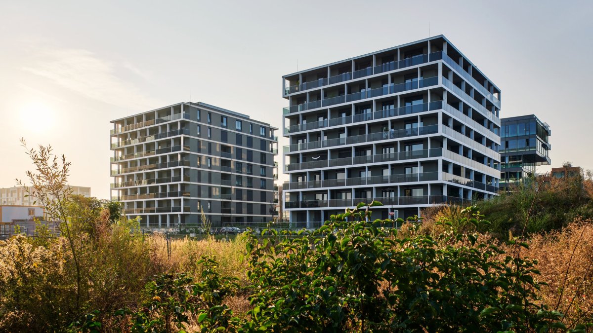 Bytové domy Riviéra Karlín od Expert Architects
