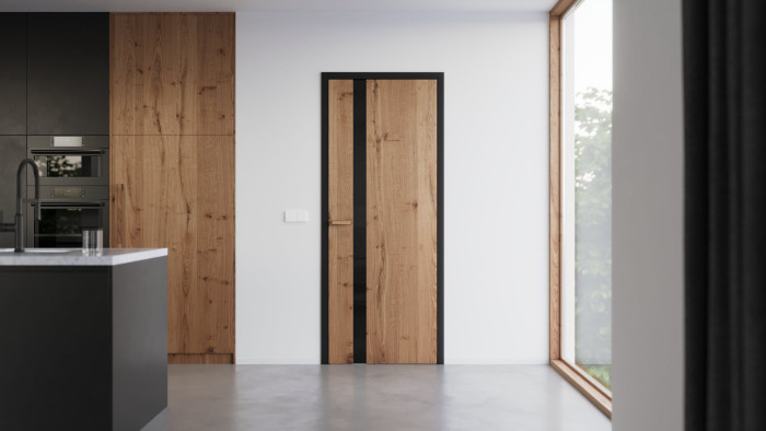 Dveře HARMONIE s dýhou dub trámový od SAPELI