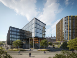 Nová Zbrojovka - budova D4 a D5, vizualizace