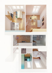 Rekonstrukce bytu na pražské Letné od 0,5 Studia