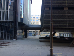 V Praze začala demolice hlavních věží komplexu Transgas. Foto: Matěj Beránek