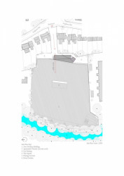 TAKA, kriketový klub Merrion, situace, výkres