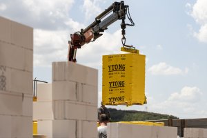 Kolonie rodinných domů na východním Slovensku se staví z pórobetonu Ytong