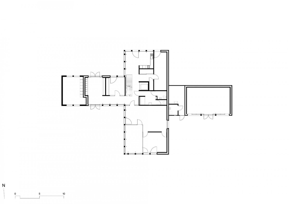 Sprössling, Marazzi Reinhardt / Andreas Reinhardt, půdorys 1NP