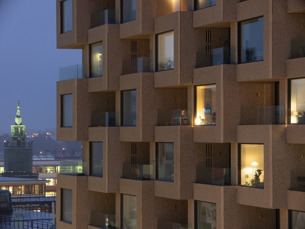 Bytová věž Norra Tornen ve Stockholmu, OMA