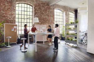V Konsepti vystaví kancelářský nábytek německé značky Sedus. Nábytek The Detox Office má snižovat stres a předcházet digitální únavě.