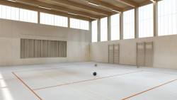 Sokolovna v Řeporyjích, archicraft, vizualizace.