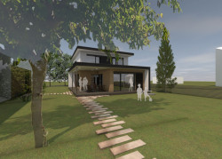Pasivní rodinný dům, Irena Truhlářová, ARCHCON - vizualizace